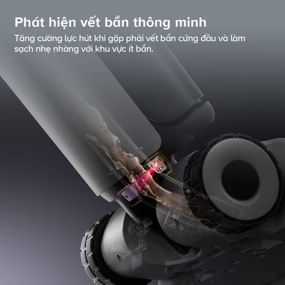 phát hiện vết bẩn thông minh