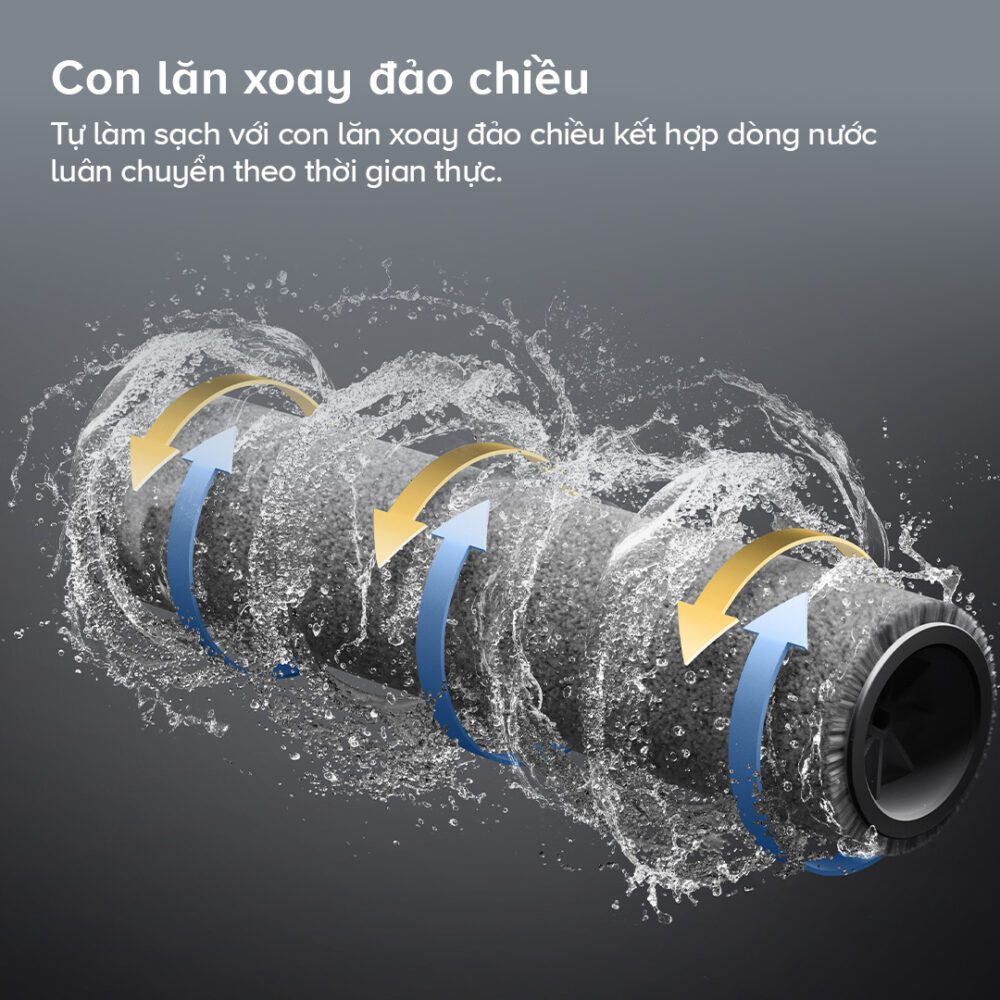con lăn xoay đảo chiều