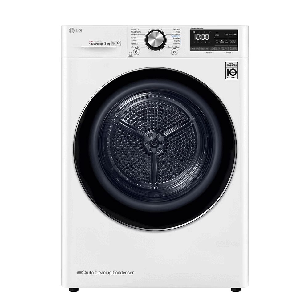 Máy sấy LG DUAL Inverter Heat Pump™ 9kg DVHP09W