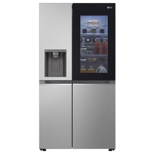 Tủ lạnh LG Side by Side Instaview 635L màu bạc GR-G257SV