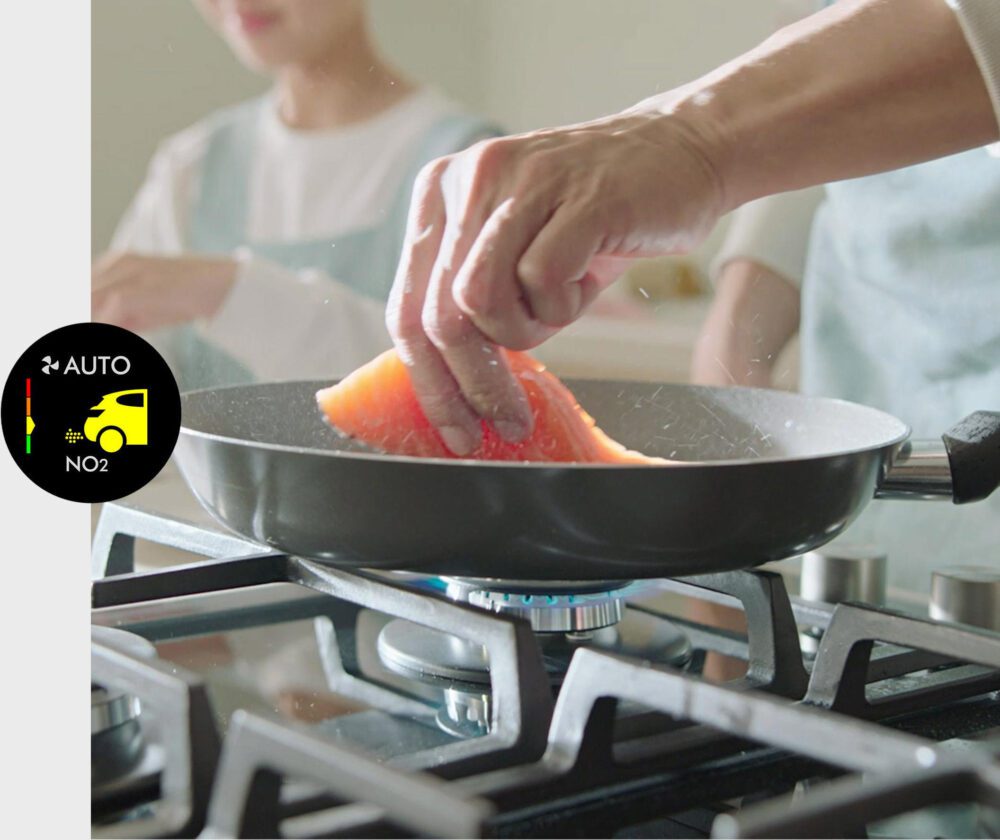 khử mùi sinh ra khi nấu ăn