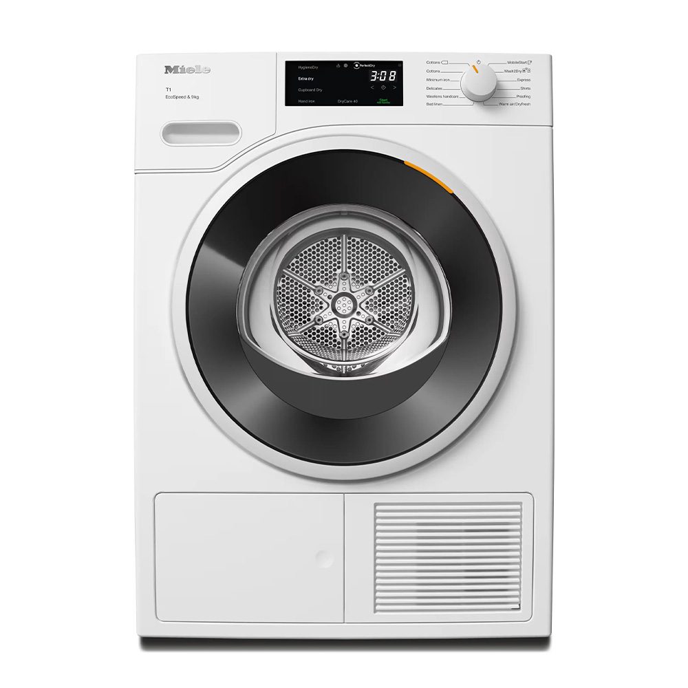Máy sấy Miele heat-pump 9kg EcoSpeed TWD640WP