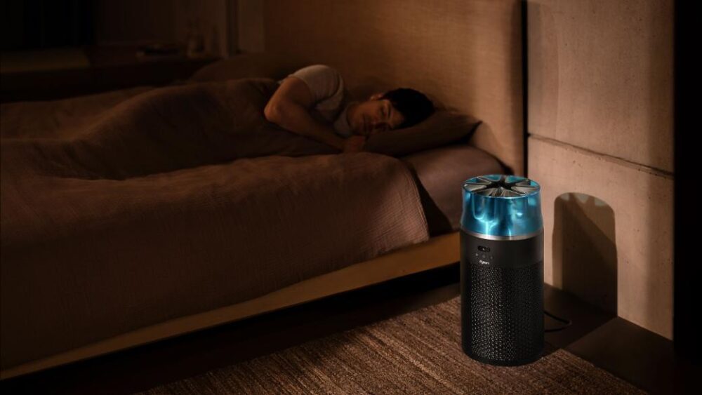 máy lọc không khí Dyson HJ10 HushJet ở chế độ ngủ