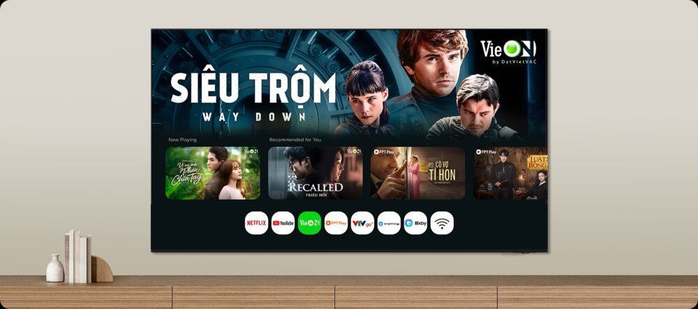 Samsung S95H sử dụng One UI Tizen / Tizen Smart TV