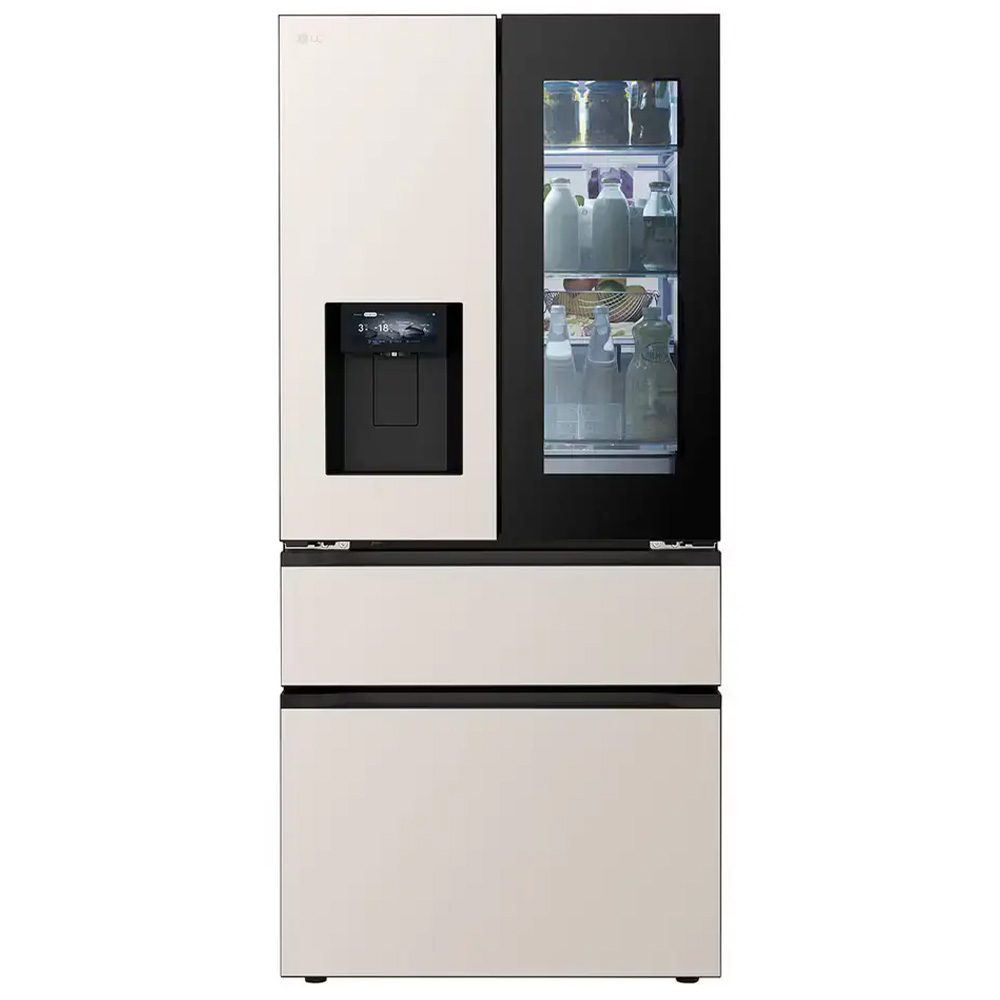 Tủ lạnh LG F53EGR 550L French Door 4 cửa InstaView Fit & Max màu be