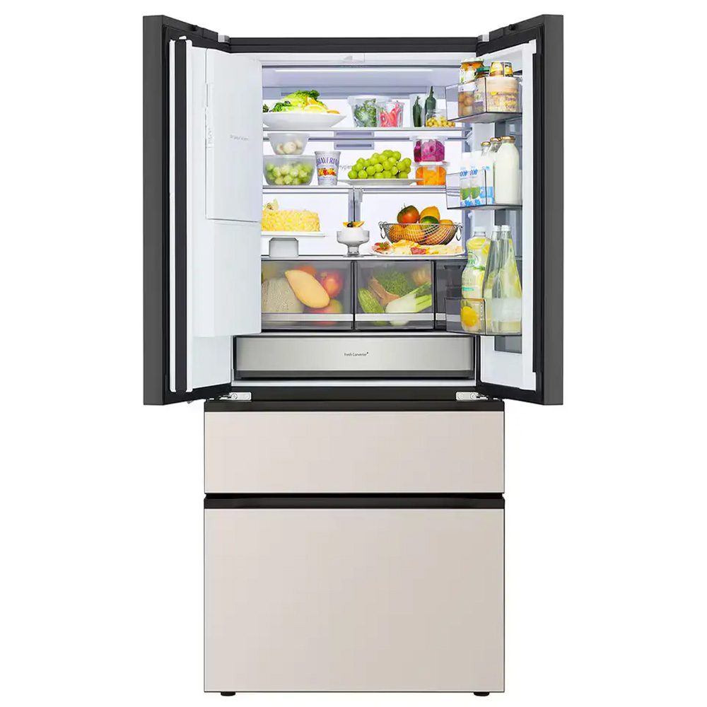 Tủ lạnh LG F53EGR 550L French Door 4 cửa InstaView Fit & Max màu be - Ảnh 3