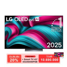 Smart Tivi LG OLED Evo AI 4K 83inch 83C5PSA
