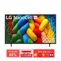 Smart Tivi LG Nanocell AI 4K 50inch 50NANO80ASA