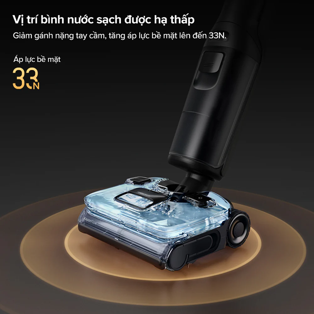 Vị trí đặt bình nước hạ thấp