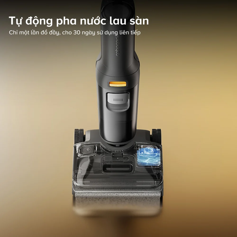 pha nước lau sàn tự động