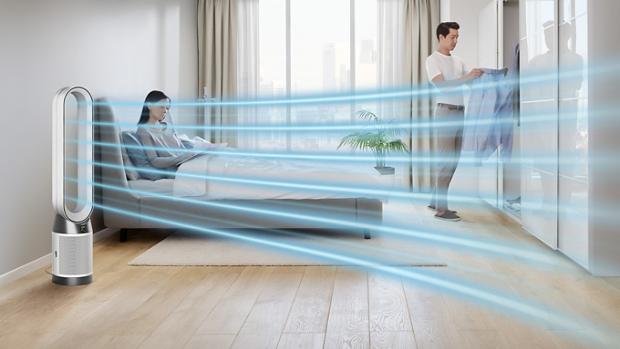 máy lọc không khí Dyson TP10 làm mát vào mùa hè