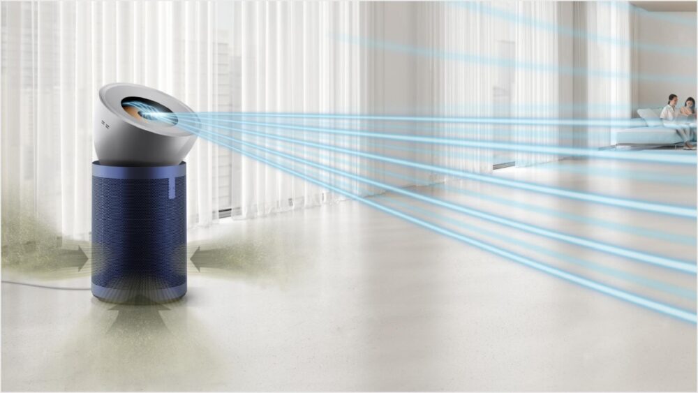 máy lọc không khí Dyson BP03 khuếch tán trên diện rộng