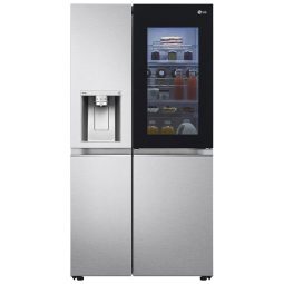 Tủ lạnh LG Side by Side Instaview 635L màu bạc GR-G257SV