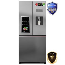Tủ lạnh Panasonics 3 cánh mặt gương xám khói NR-CW530XHHV