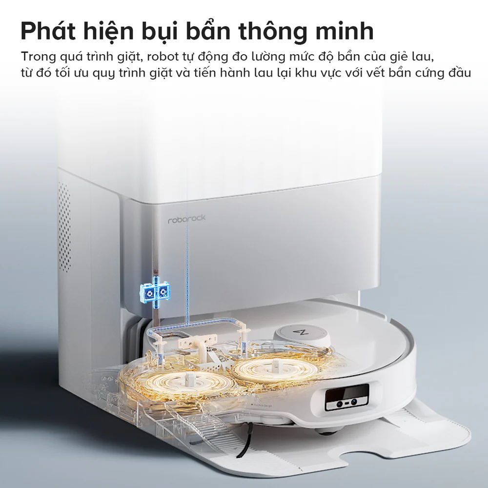 Qrevo Edge 5V1 phát hiện bụi bẩn thông minh
