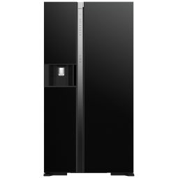 Tủ lạnh Hitachi Side by side 573L kính đeb R-SX800PGGV0 GBK