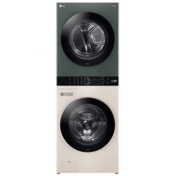 Tháp giặt sấy LG WashTower™ Giặt 14kg/ Sấy 10kg xanh/be | WT1410NHEG