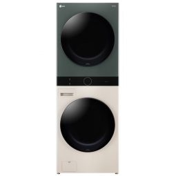 Tháp giặt sấy LG WashTower™ Giặt 25kg/Sấy 17kg xanh/be - WT2517NHEG
