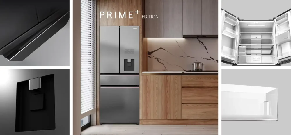 Tủ lạnh Panasonic Prime+ Edition 540L xám khói NR-YW590YHHV
