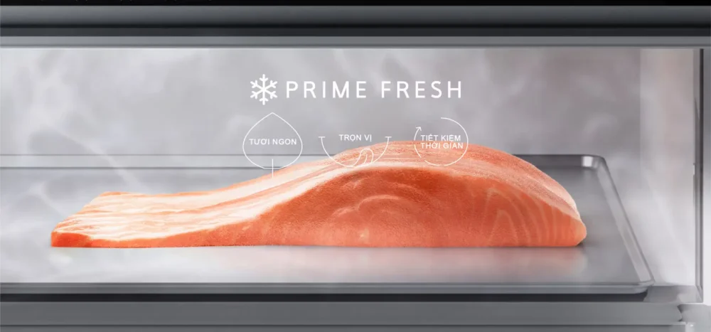 Tủ lạnh Panasonic NR-YW590XJKV - ngăn đông mềm Prime Fresh