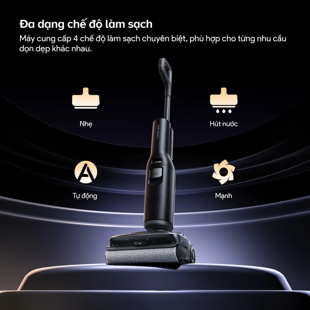 đa dạng chế độ làm sạch