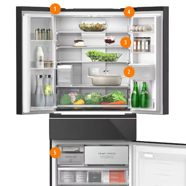 Tủ lạnh Panasonic Tailor-Made Edition 540L tiết kiệm năng lượng
