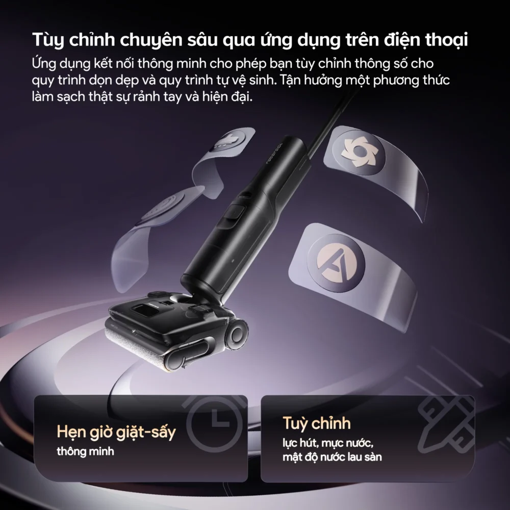 Tùy chỉnh chuyên sâu qua ứng dụng trên điện thoại
