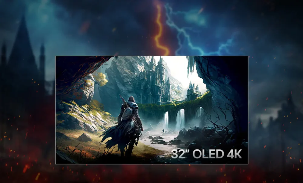 Màn hình LG 32GX870A-B, với màn hình OLED 4K (3840x2160)