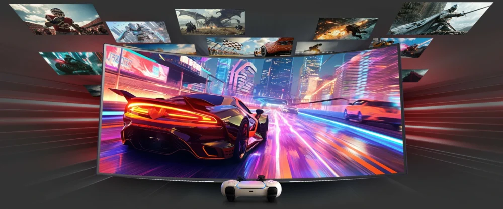 màn hình 39GX90SA-W có thể chơi cả PC lẫn CS Game