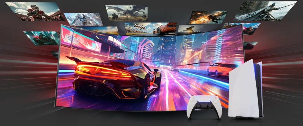 kết nối linh hoạt cho cả PC gaming và máy chơi game console