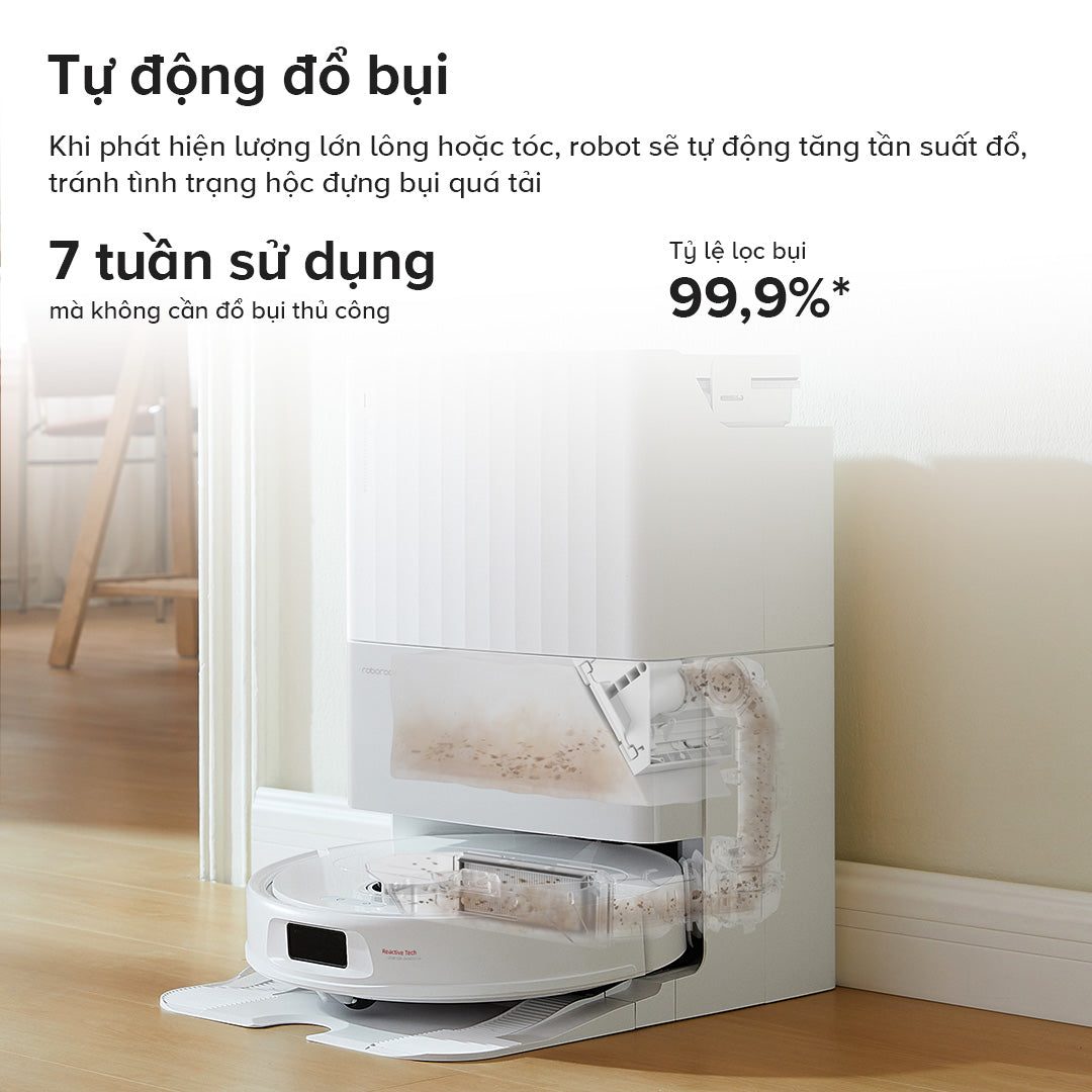 tự động đổ bụi