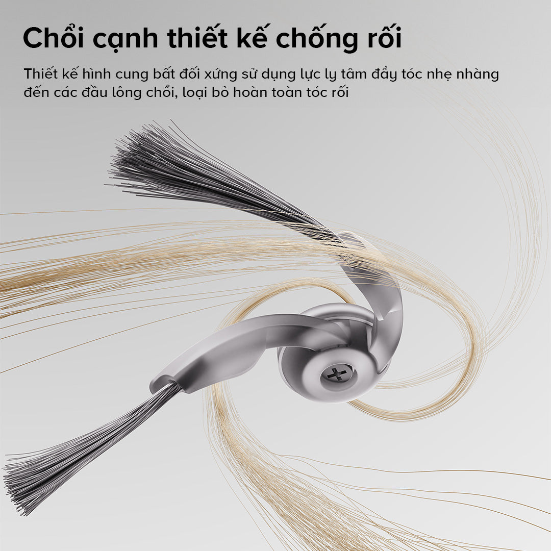 thiết kế chổi cạnh chống rối