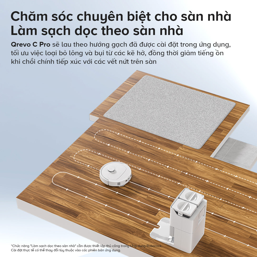 qrevo c pro chăm sóc chuyên biệt cho sàn nhà