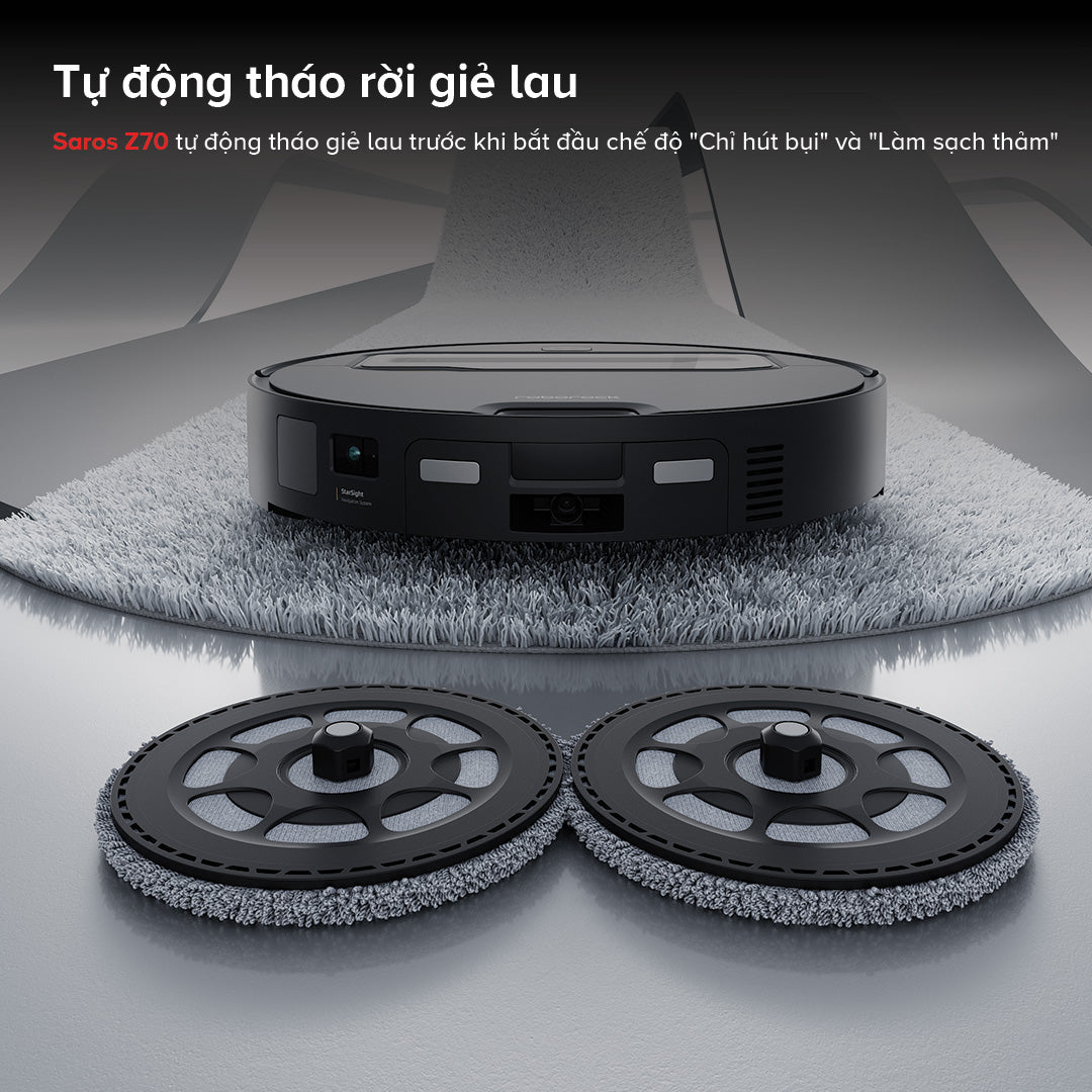 tự động tháo rời giẻ lau