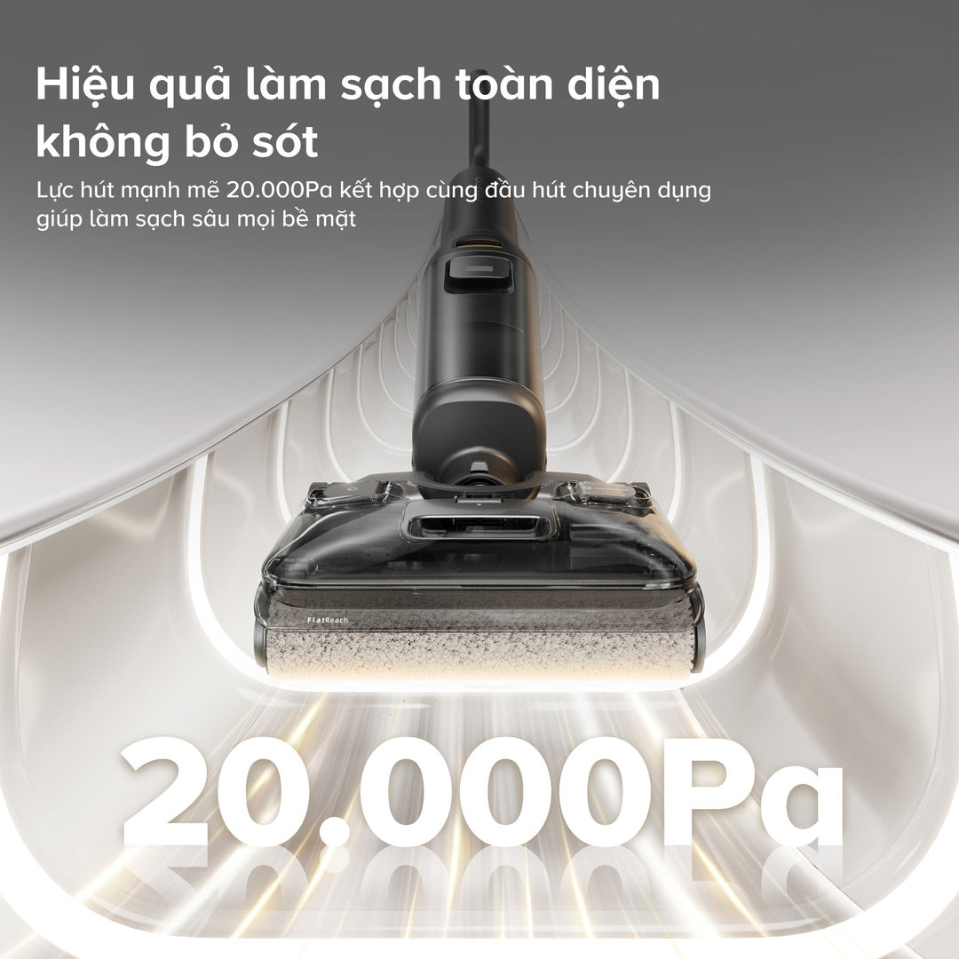 hiệu quả làm sạch không bỏ sót