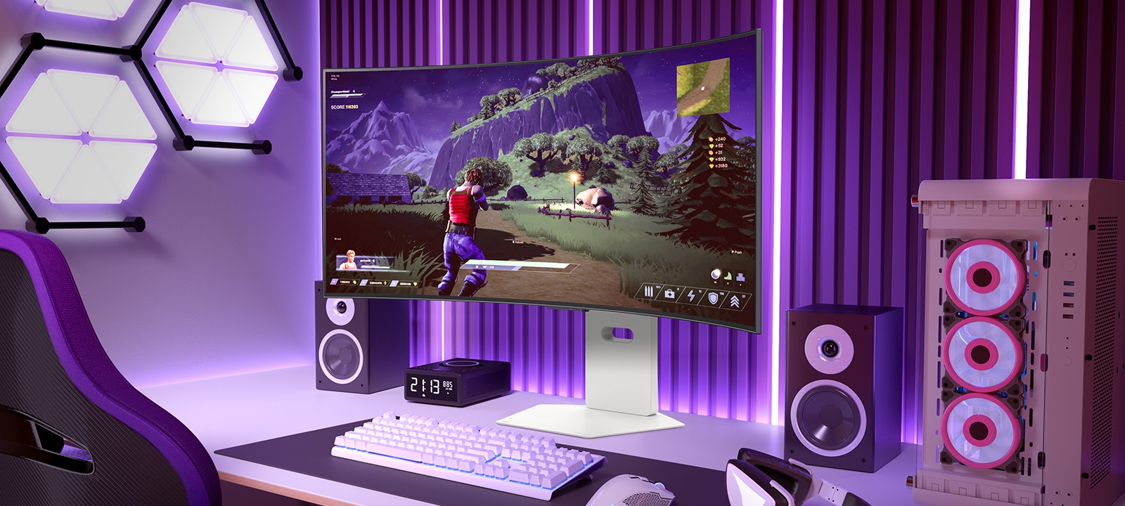 Màn hình LG Gaming 39inch thông minh Ultragear OLED 39GX90SA-W