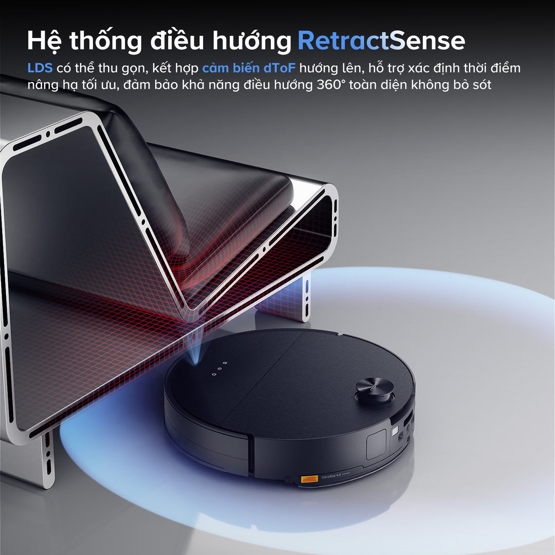 Roborock Saros 10 - Công Nghệ Điều Hướng RetractSense