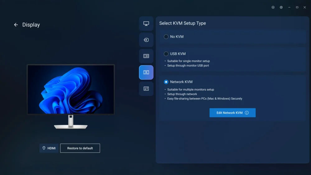 Ứng dụng Dell Display & Peripheral Manager