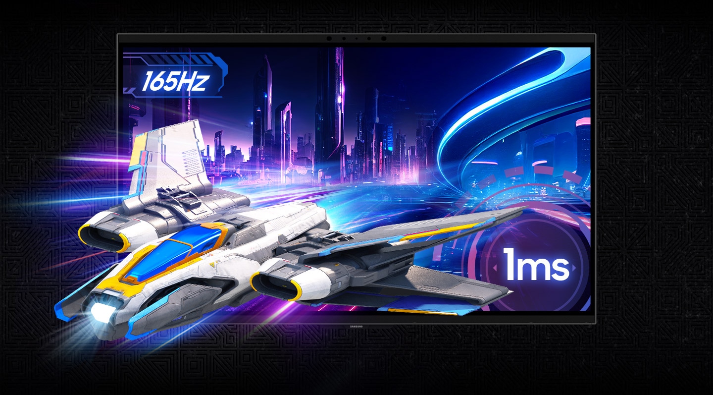 Tần số quét 165Hz & Thời gian phản hồi 1ms