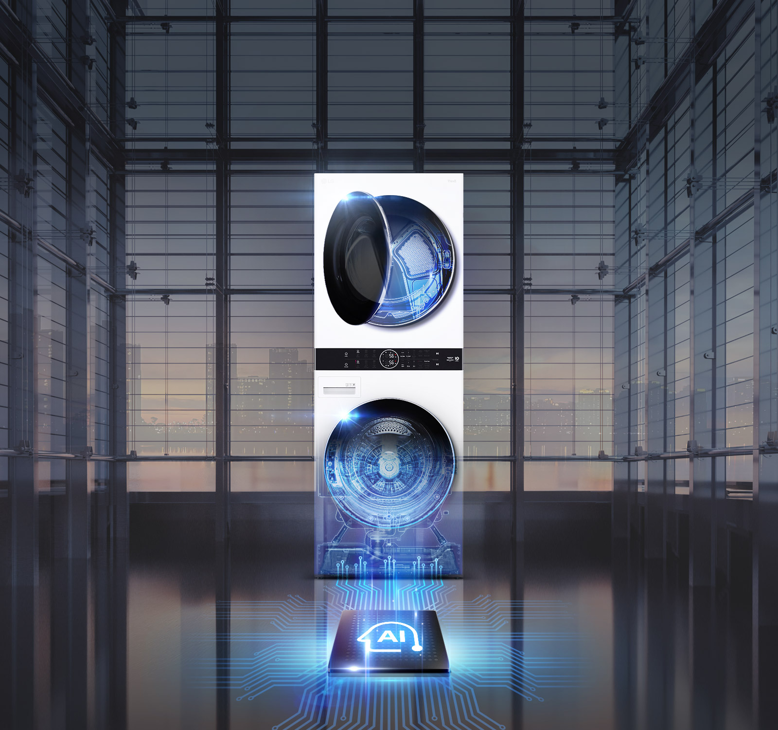 tháp giặt sấy lg 2 trong 1