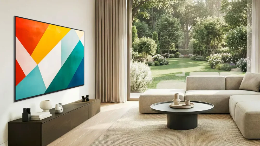 thiết kế tv lg mini led ai evo qned86