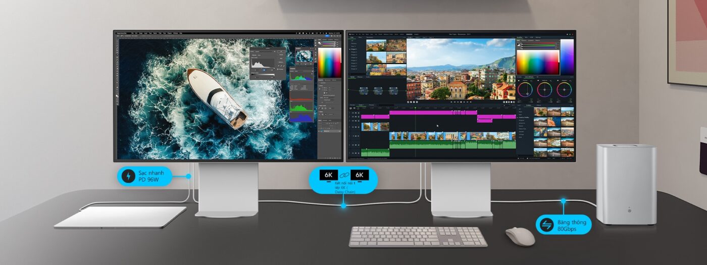 màn hình 6K. Thunderbolt™ 5