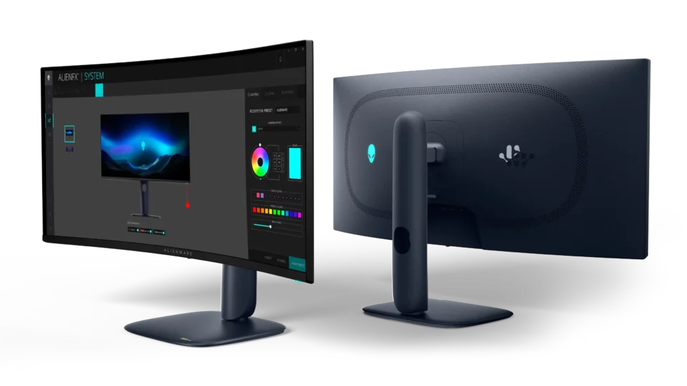 Alienware AW3425DW sở hữu thiết kế gaming đặc trưng
