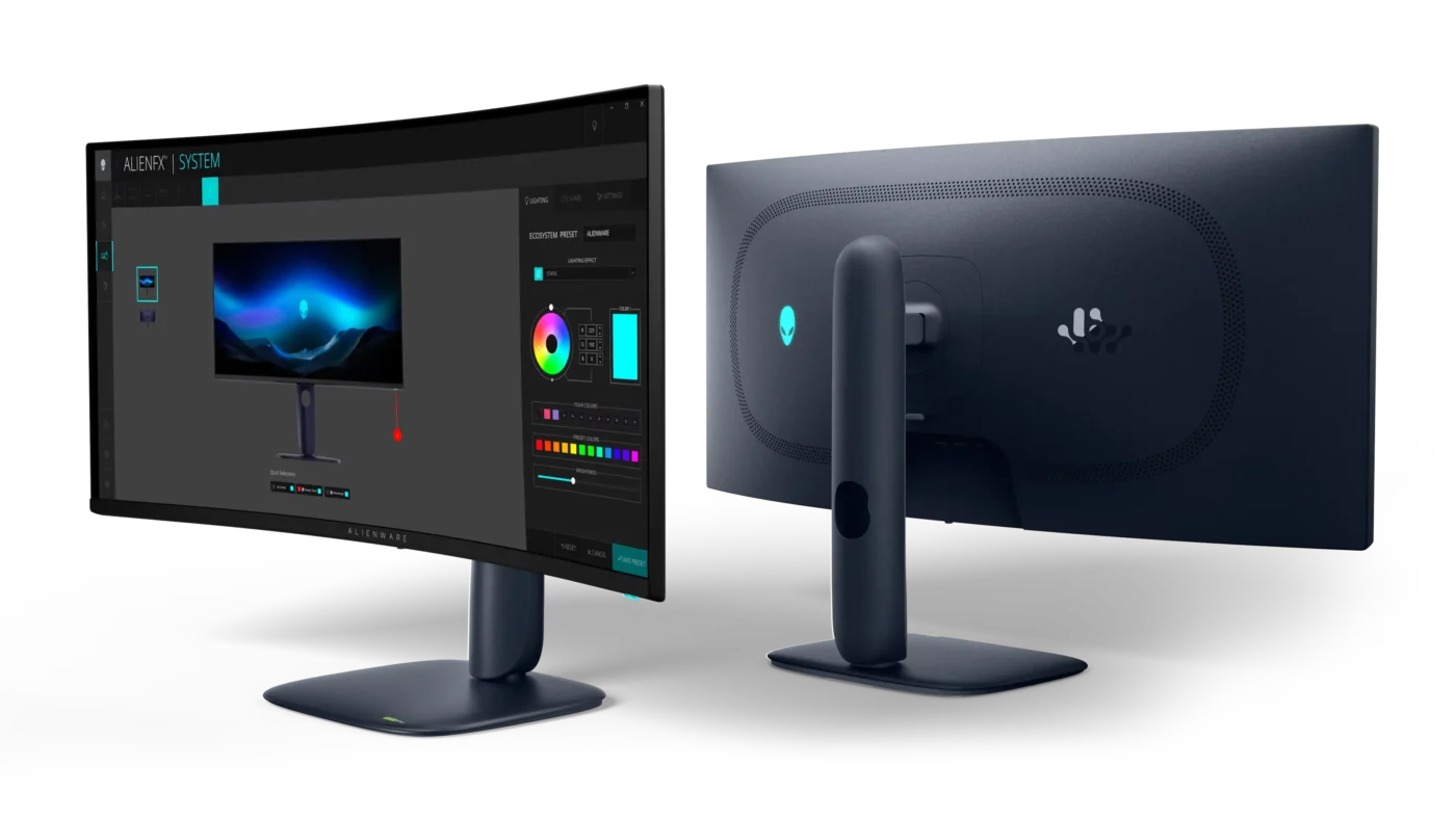 thiết kế Alienware AW3425DW