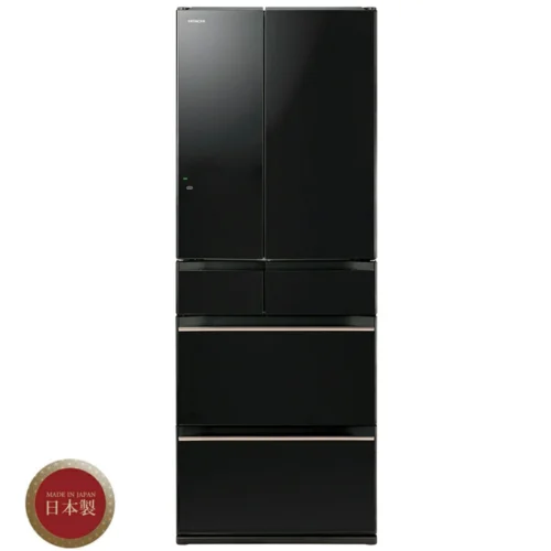 Tủ lạnh Hitachi R-HW540RV (XK) 540L Multi Door màu đen pha lê
