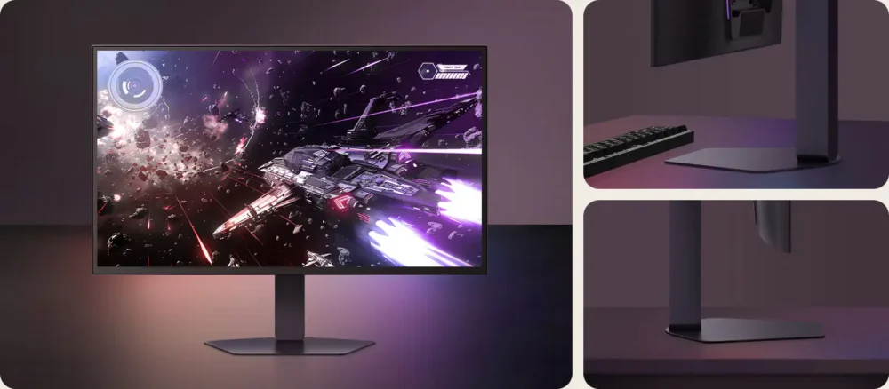 Màn hình 27GX790B-B sở hữu thiết kế viền mỏng