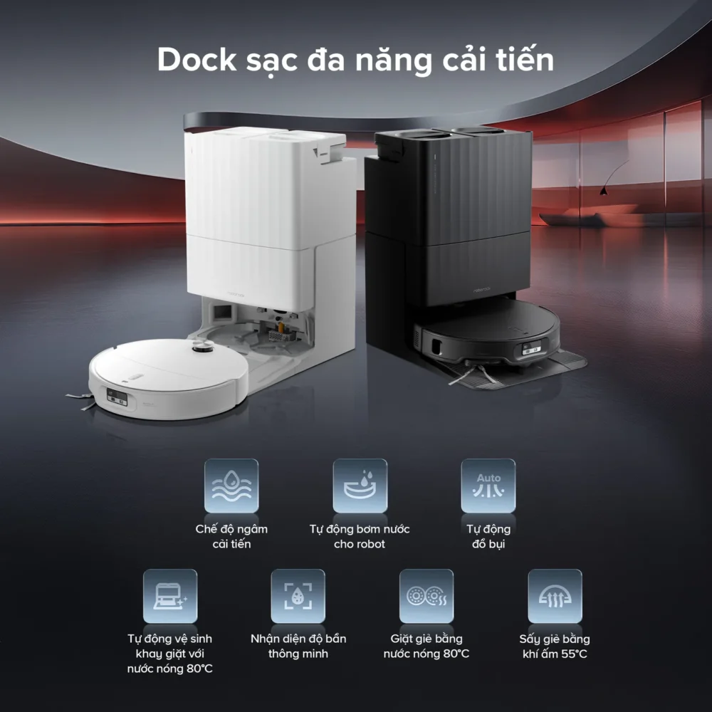 Dock đa năng 3.0 Roborock Qrevo Edge 2