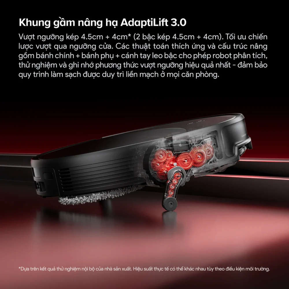 Roborock Saros 20 khung gầm AdaptiLift 3.0