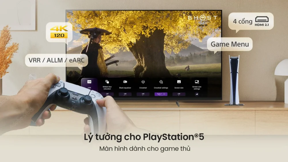 tối ưu trải nghiệm gaming trên sony bravia 9 ii