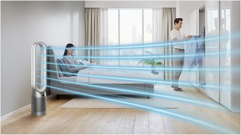 máy lọc không khí Dyson hoạt động êm ái